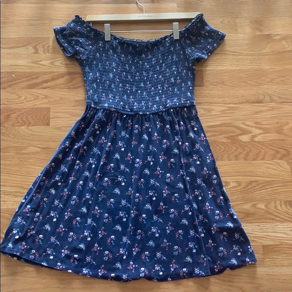 Floral off the shoulder dress